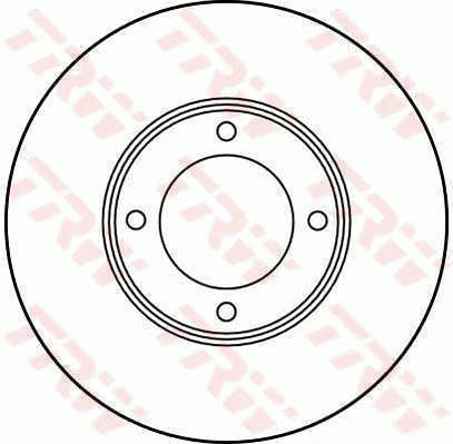 DF1438 TRW Тормозной диск (фото 1)