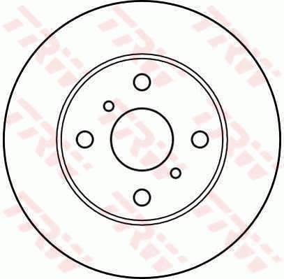 DF1441 TRW Тормозной диск (фото 1)
