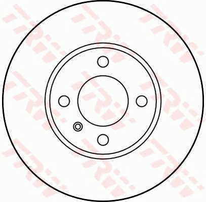 DF1560 TRW Тормозной диск (фото 1)