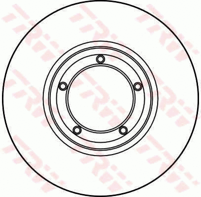DF1618 TRW Тормозной диск (фото 1)