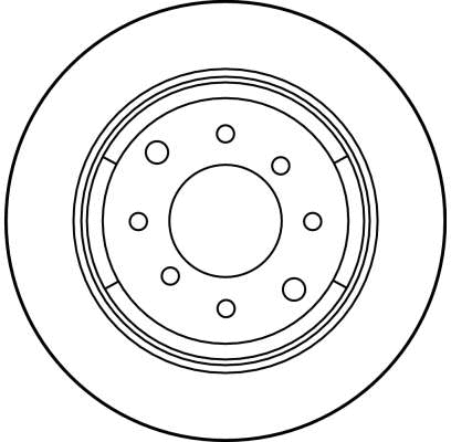 DF1701 TRW Тормозной диск (фото 2)