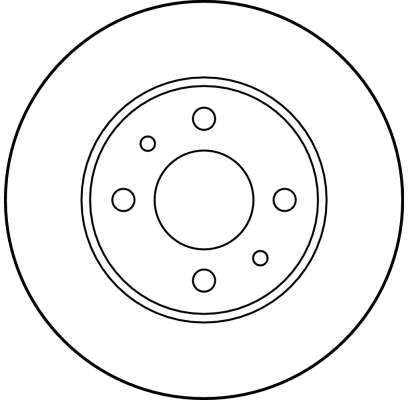 DF1745 TRW Тормозной диск (фото 2)
