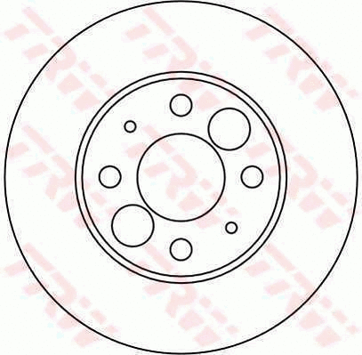 DF1756 TRW Тормозной диск (фото 1)