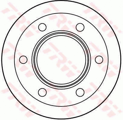 DF1762S TRW Тормозной диск (фото 1)