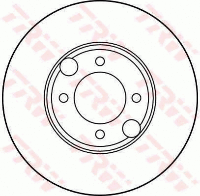 DF1878 TRW Тормозной диск (фото 1)
