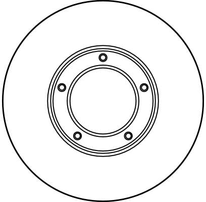 DF1927 TRW Тормозной диск (фото 2)