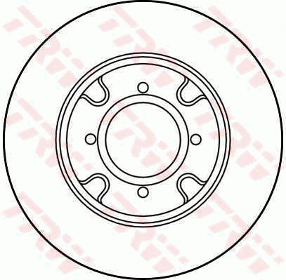 DF1937 TRW Тормозной диск (фото 1)