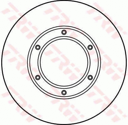 DF1946 TRW Тормозной диск (фото 1)