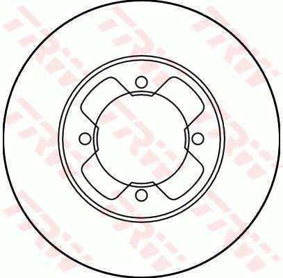 DF1951 TRW Тормозной диск (фото 1)
