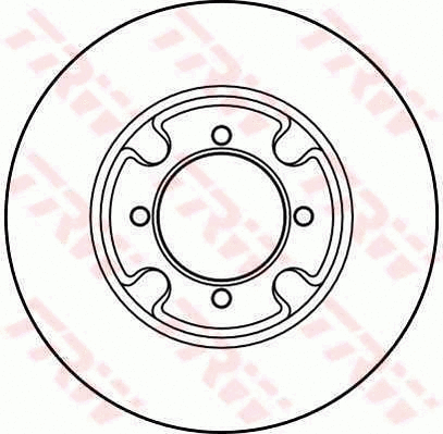 DF1987 TRW Тормозной диск (фото 1)