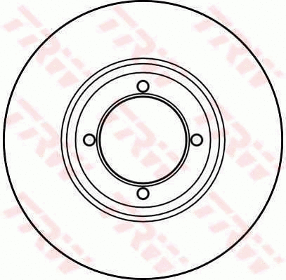 DF1992 TRW Тормозной диск (фото 1)