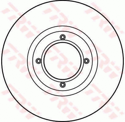 DF1995 TRW Тормозной диск (фото 1)
