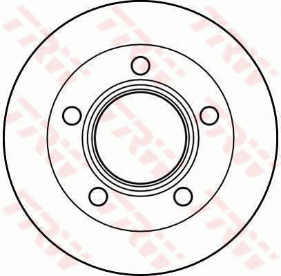 DF2008S TRW Тормозной диск (фото 1)