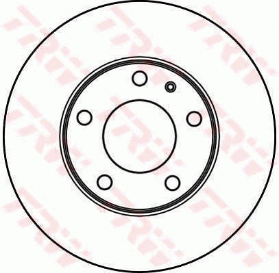 DF2551 TRW Тормозной диск (фото 1)