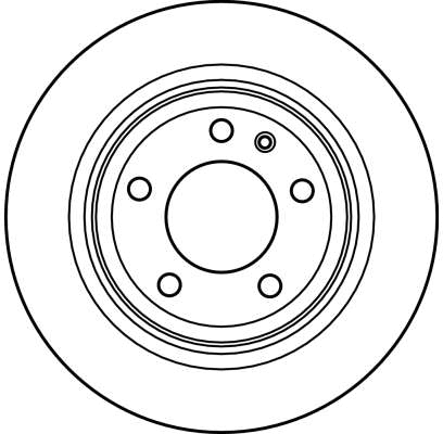 DF2557 TRW Тормозной диск (фото 2)