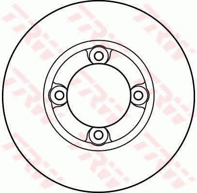 DF2636 TRW Тормозной диск (фото 1)