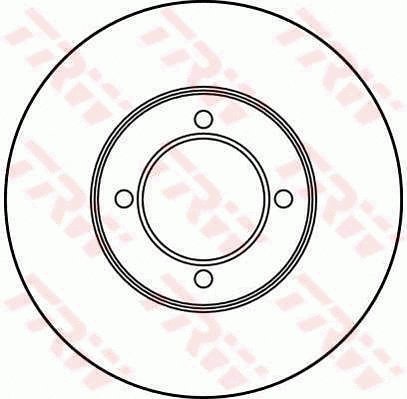 DF2691 TRW Тормозной диск (фото 1)
