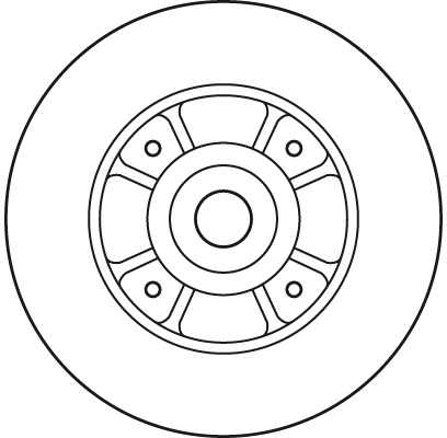 DF2706BS TRW Тормозной диск (фото 2)