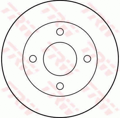 DF2726 TRW Тормозной диск (фото 1)