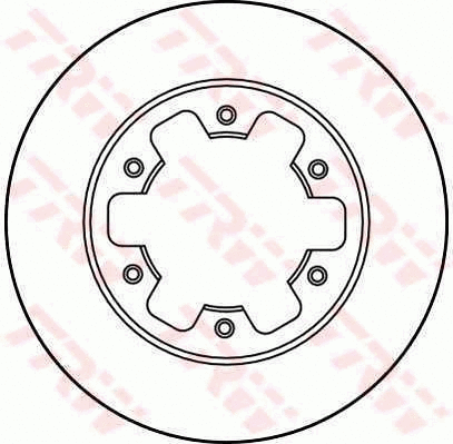 DF2738 TRW Тормозной диск (фото 1)