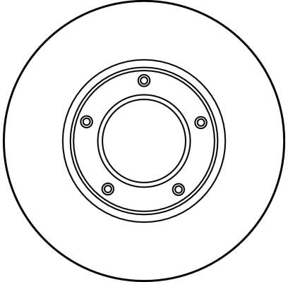 DF2745 TRW Тормозной диск (фото 2)