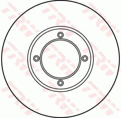 DF3110 TRW Тормозной диск (фото 1)