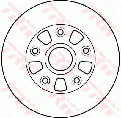 DF4010 TRW Тормозной диск (фото 1)