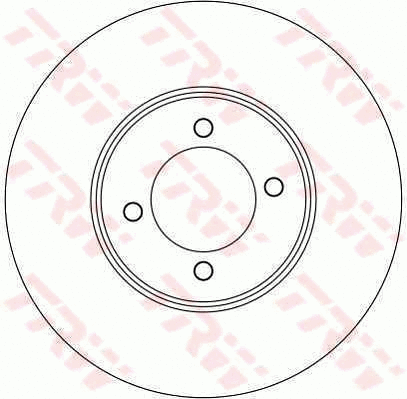 DF4139 TRW Тормозной диск (фото 1)