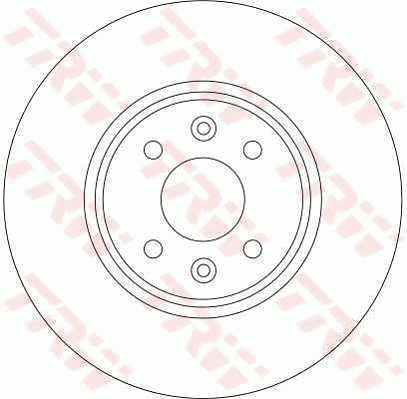 DF4255 TRW Тормозной диск (фото 1)