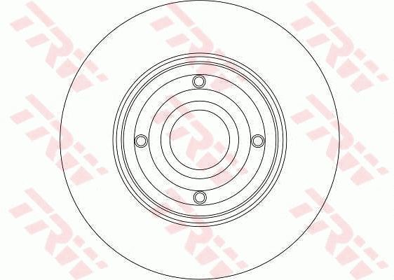 DF4274 TRW Тормозной диск (фото 2)