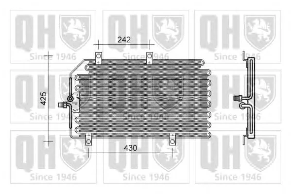 QCN197 QUINTON HAZELL Радиатор кондиционера (фото 1)