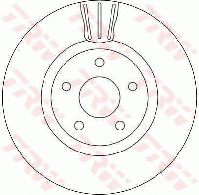 DF4313 TRW Тормозной диск (фото 1)