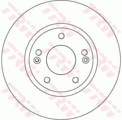 DF4408 TRW Тормозной диск (фото 1)