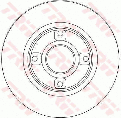 DF4452 TRW Тормозной диск (фото 1)