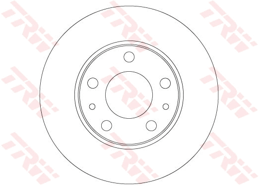 DF6287 TRW Тормозной диск (фото 1)