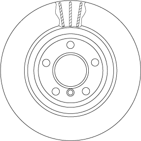 DF6617S TRW Тормозной диск (фото 1)