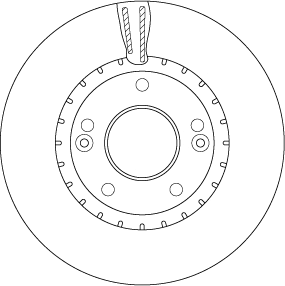 DF6628 TRW Тормозной диск (фото 1)