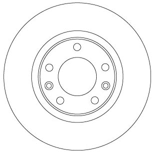 DF6656 TRW Тормозной диск (фото 2)