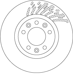 DF6657 TRW Тормозной диск (фото 1)