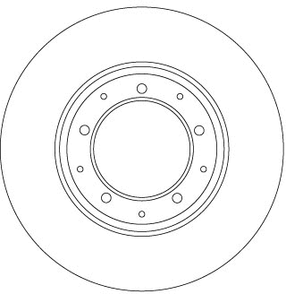 DF6905 TRW Тормозной диск (фото 1)