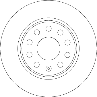 DF6952 TRW Тормозной диск (фото 1)