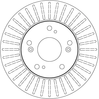 DF7195 TRW Тормозной диск (фото 2)