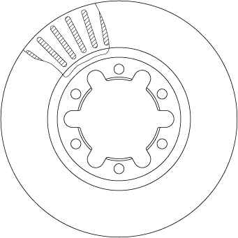 DF7237 TRW Тормозной диск (фото 2)