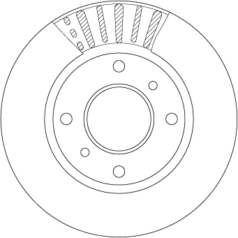 DF7452 TRW Тормозной диск (фото 2)