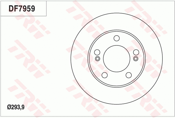 DF7959 TRW Тормозной диск (фото 1)