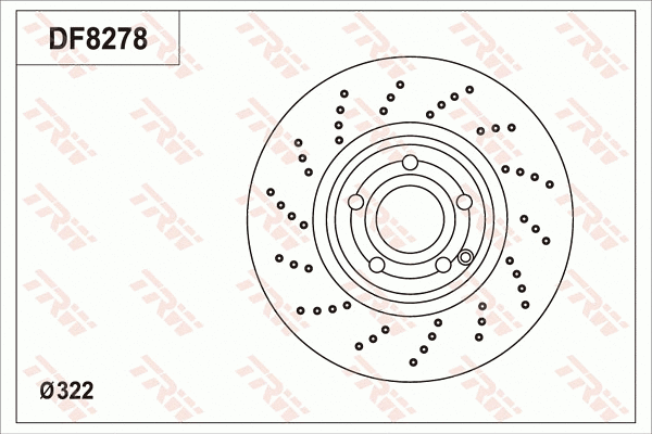 DF8278S TRW Тормозной диск (фото 1)