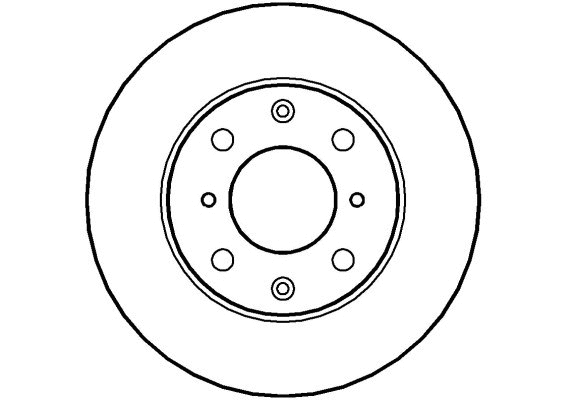 NBD033 NATIONAL Тормозной диск (фото 1)