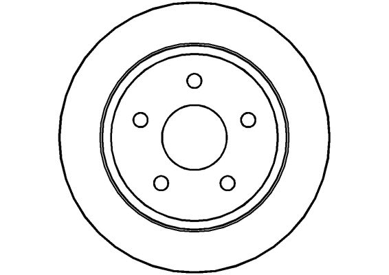 NBD1116 NATIONAL Тормозной диск (фото 1)