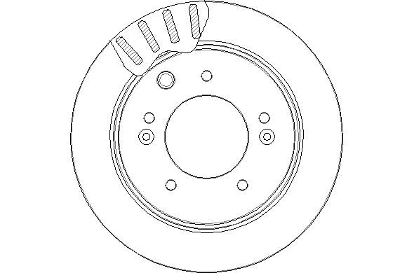 NBD1620 NATIONAL Тормозной диск (фото 1)