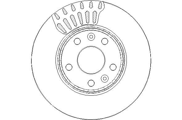 NBD1638 NATIONAL Тормозной диск (фото 1)